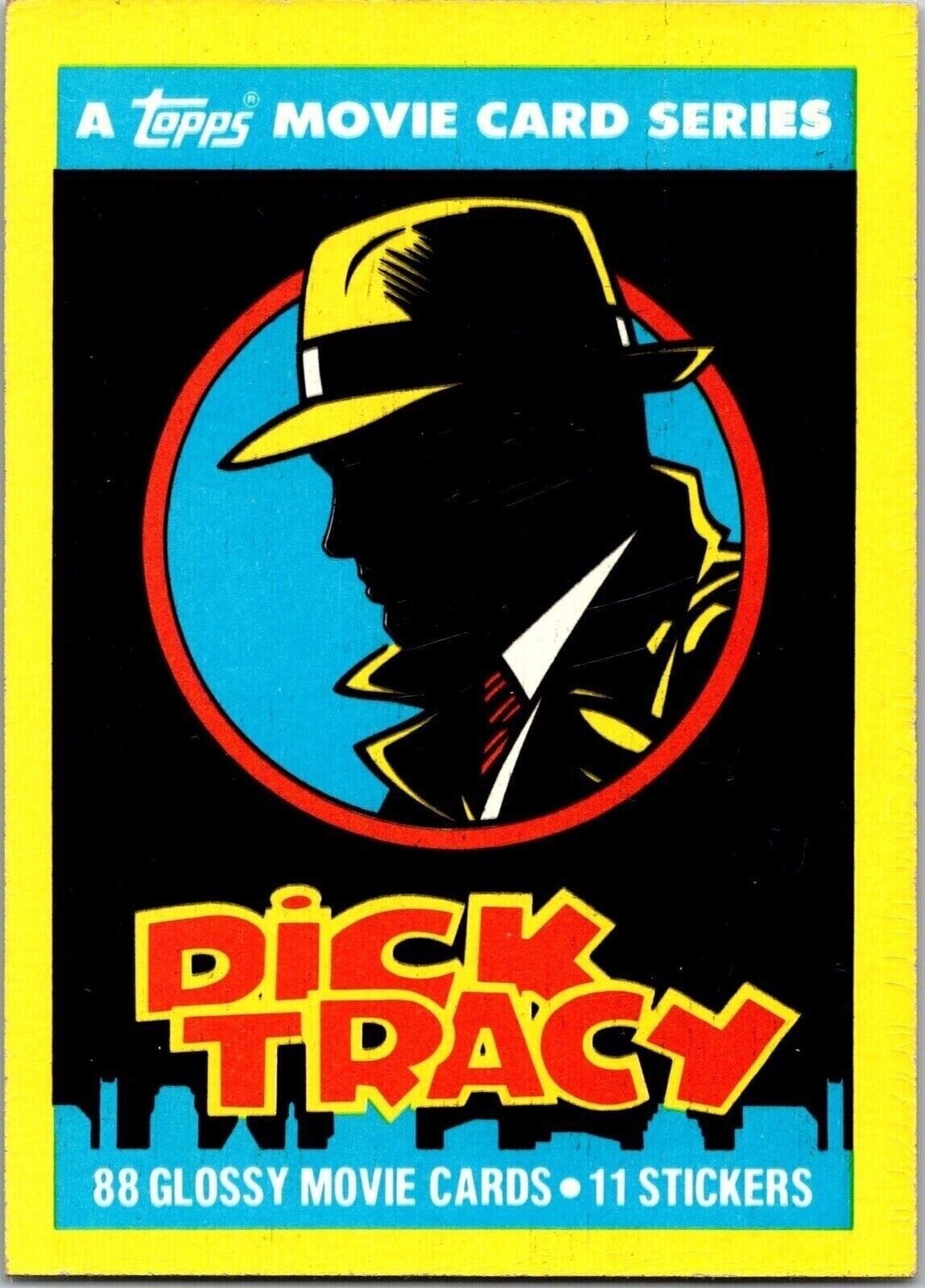 1990 The Movie Event of Summer 1990 1 Topps Calling Dick Tracy Trading Card TC C