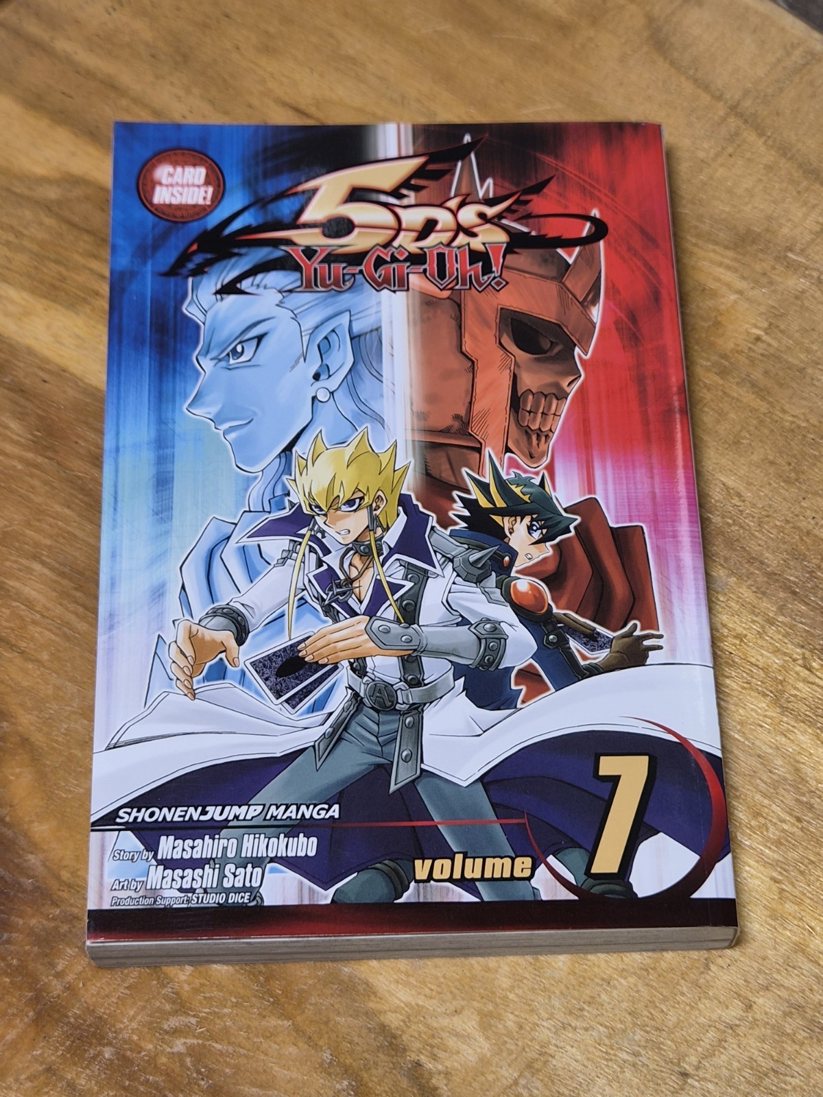 Yu-Gi-Oh! 5D's, Vol. 7 Masahiro Hikokubo 1st Printing Shonen Jump PB No Card