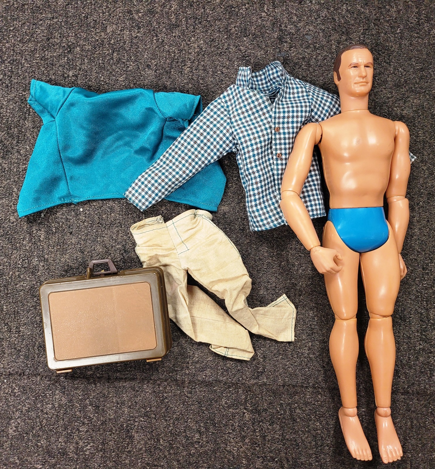 FIGURINA UOMO VINTAGE DENYS FISHER KENNER SEI MILIONI DI DOLLARI OSCAR GOLDMAN