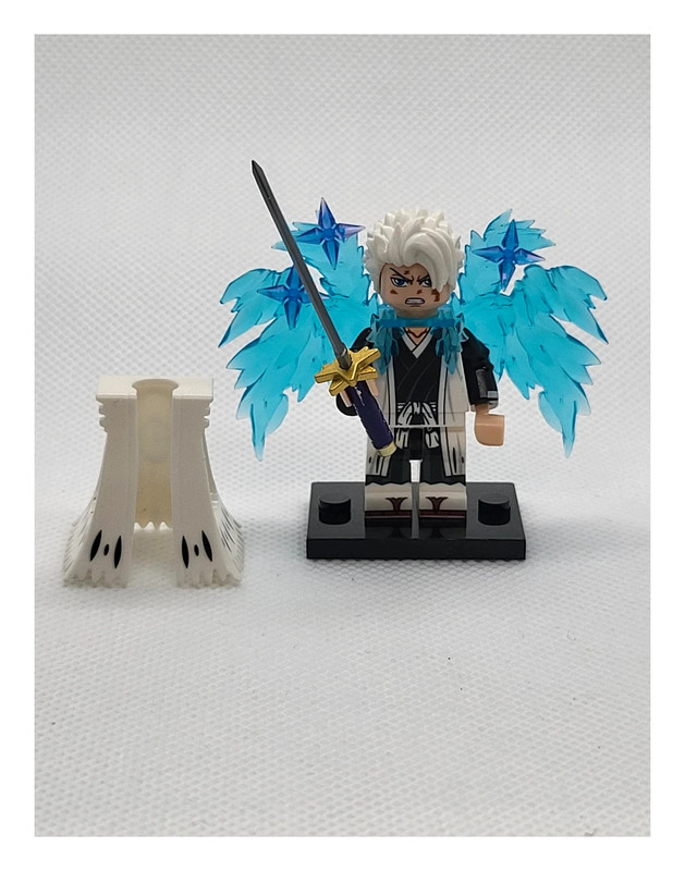Figurine type Lego - Bleach - Tōshirō Hitsugaya (Lego-style Figure - bleach - Tōshirō Hitsugaya)