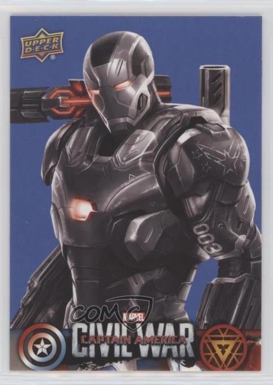 2016 Upper Deck Marvel Captain America: Civil Retail Blue War Machine #CW10 e6j