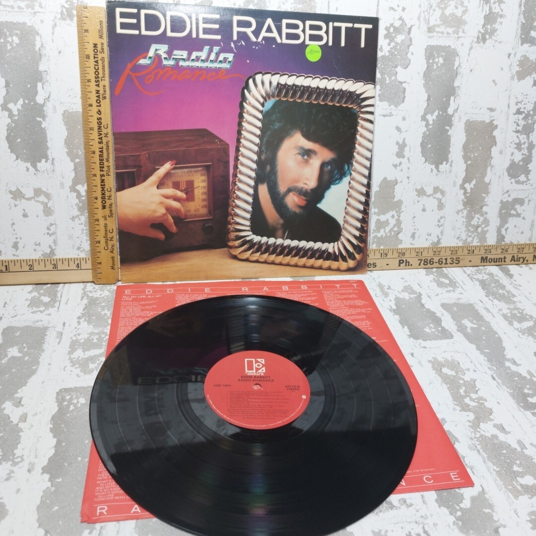 Eddie Rabbitt - Radio Romance (1982) Vinyl LP • You and I With Inlay Excellent