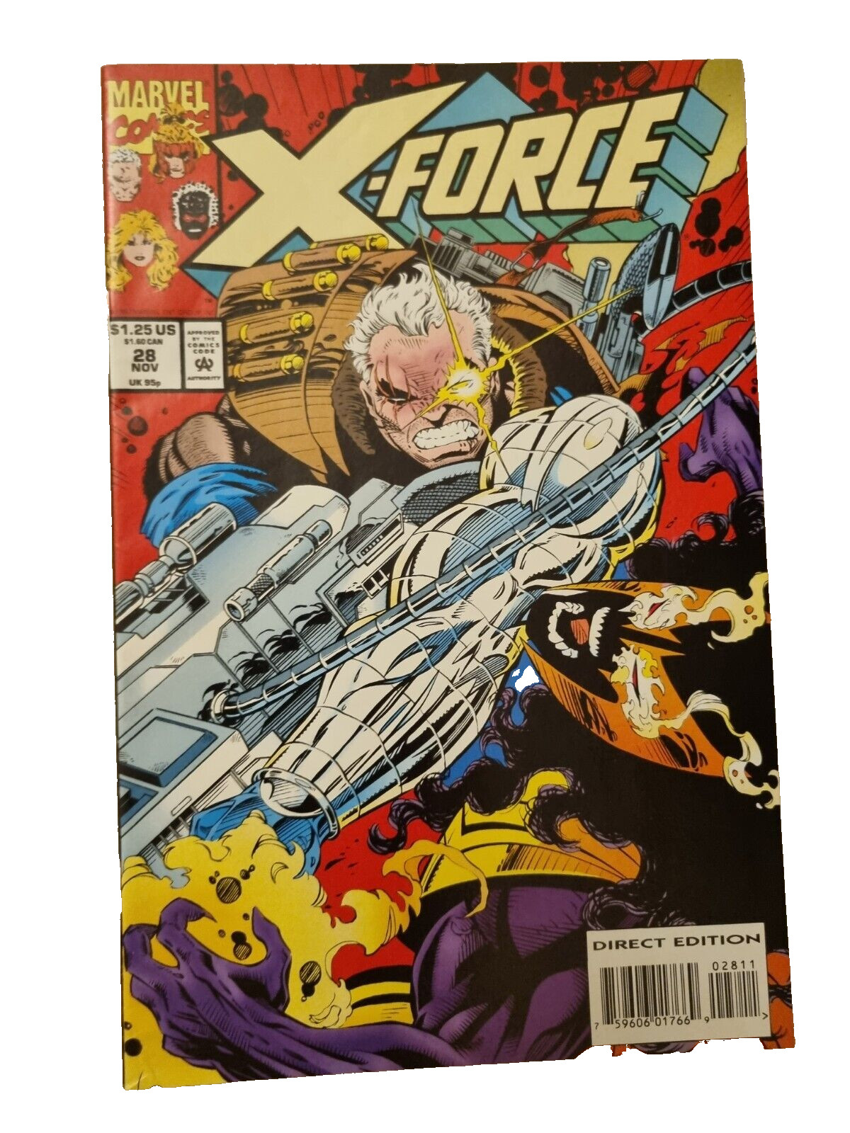 X-Force Vol. 1, No. 28, November 1993 Marvel Comics