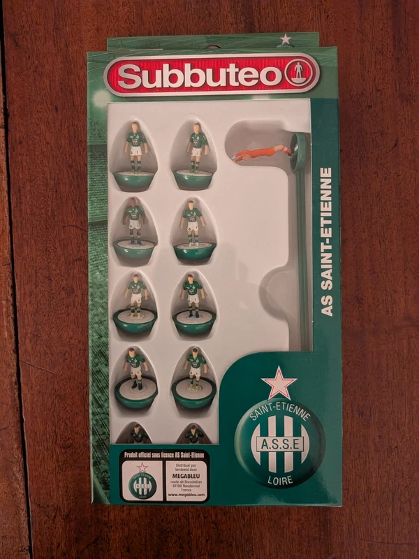 Équipe Subbuteo - ASSE Saint-Étienne - Megableu - sponsor Winamax