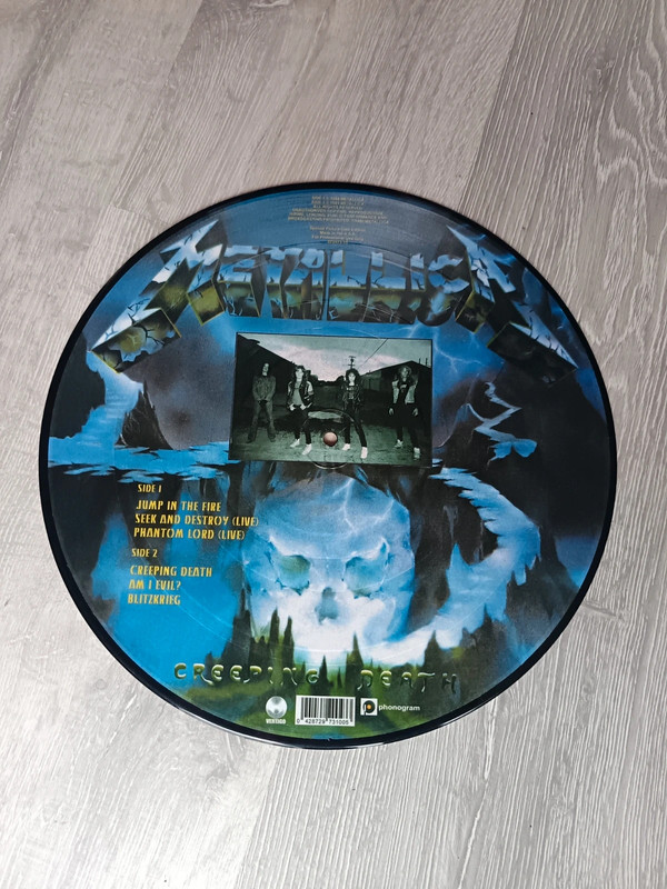 Vinyle picture disque '' Metallica'' RARE !