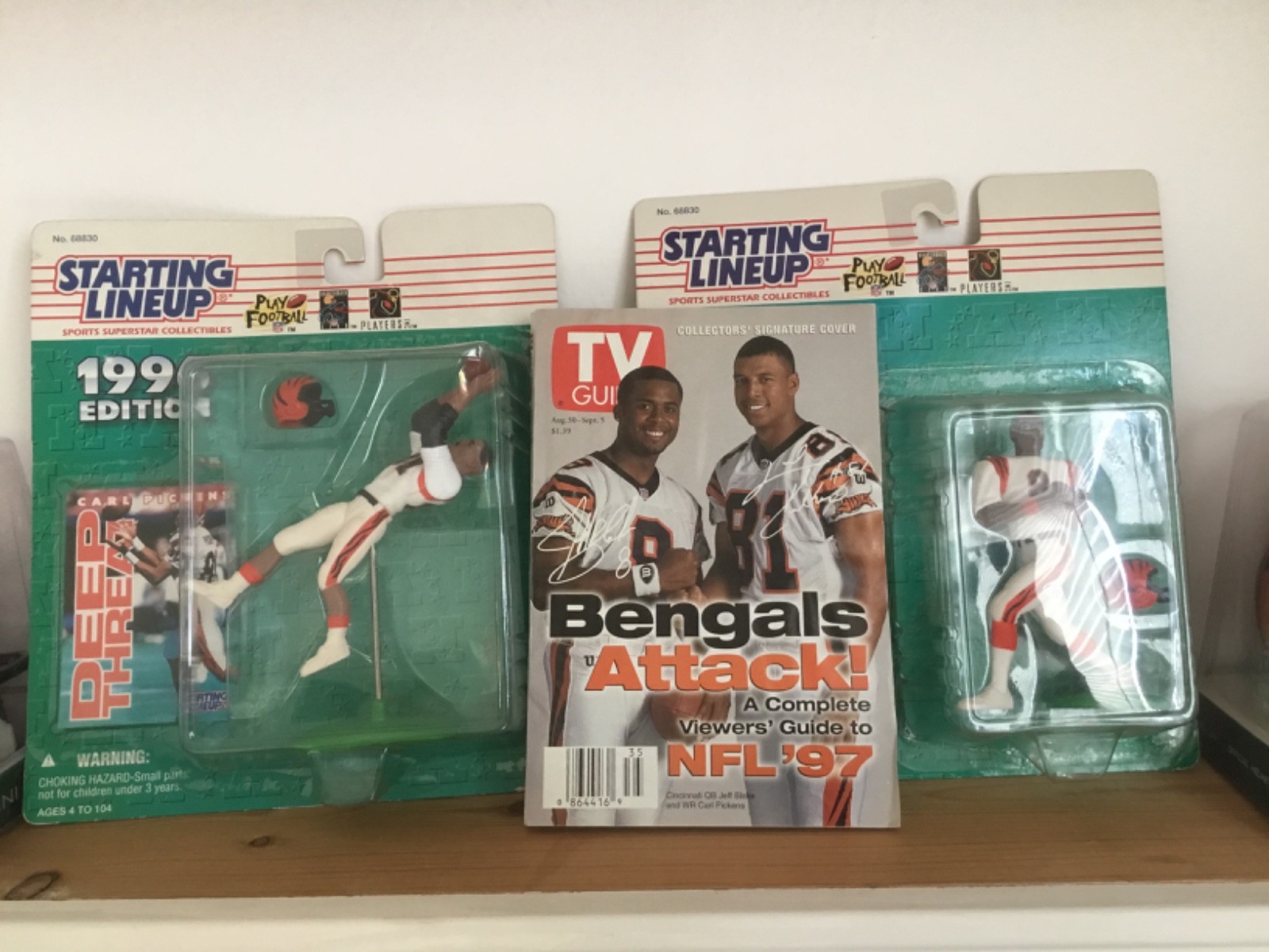 Starting Lineup 1996 Jeff Blake e Carl Pickens Cincinnati Bengals Guida TV