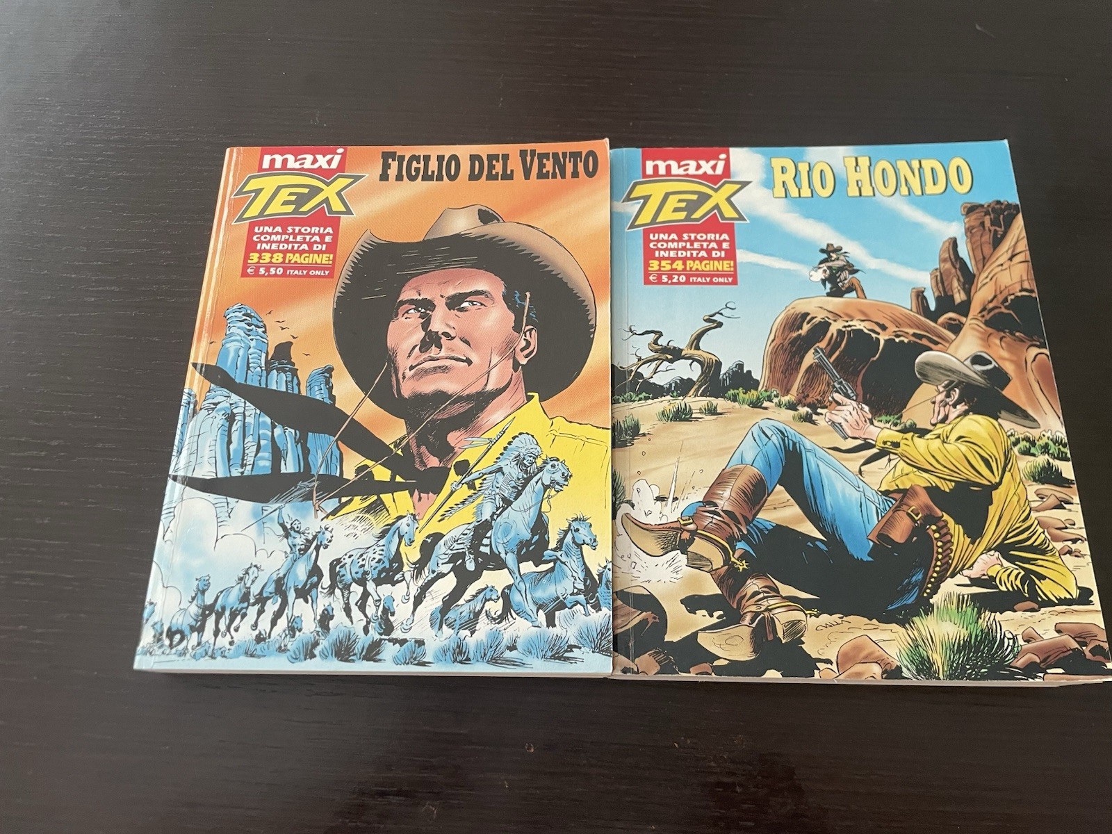 Tex Maxi Lotto 2 fumetti firmati Figlio del Vento + Rio Hondo (2016)