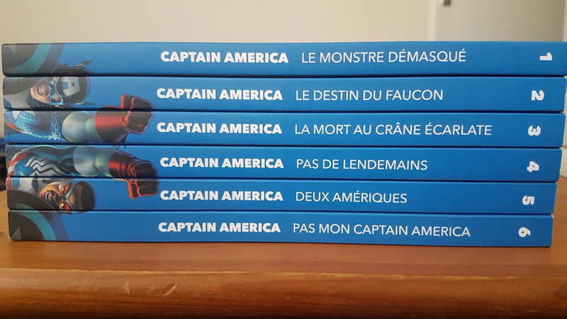 Collection complète Captain America - la légende vivante  - 6 vol.