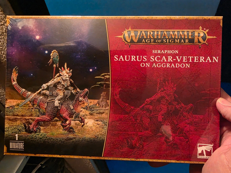 Warhammer, saurus-scar seraphon.
