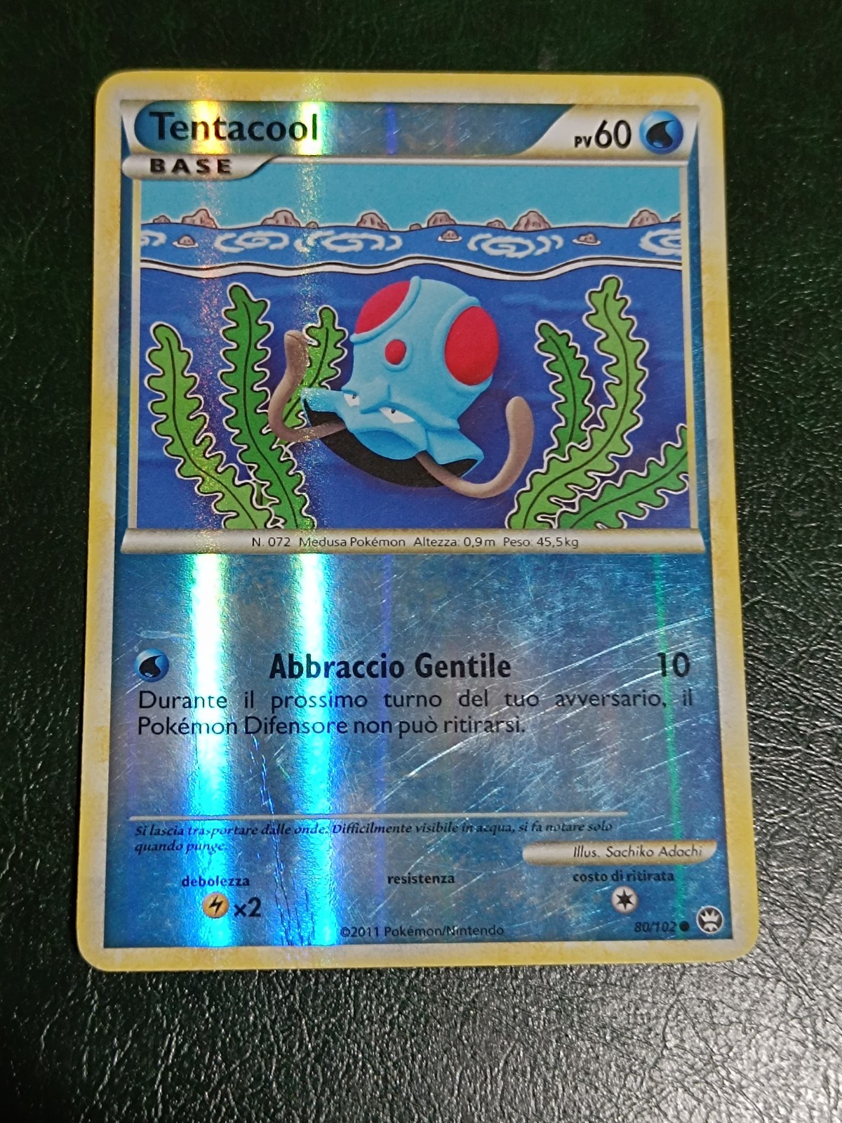 Tentacool - 80/102 - Battaglie Trionfali - Pokémon - Reverse Holo - Italiano