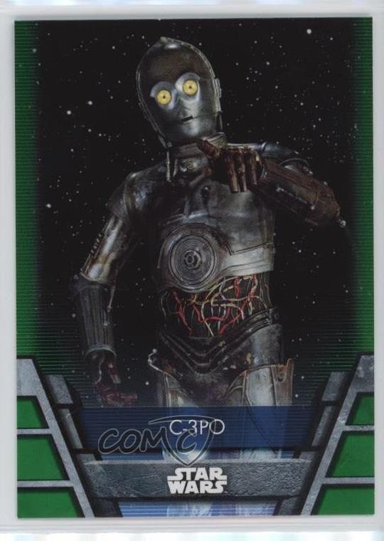 2020 Topps Star Wars Holocron Green C-3PO #REP-8 2k3