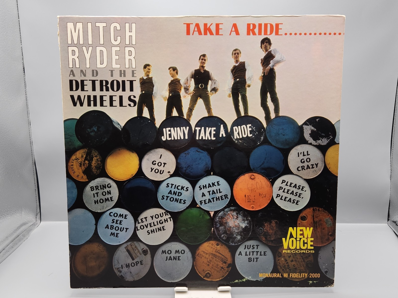 Mitch Ryder and the Detroit Wheels Take A Ride New Voice Records 1966 NV 2000 