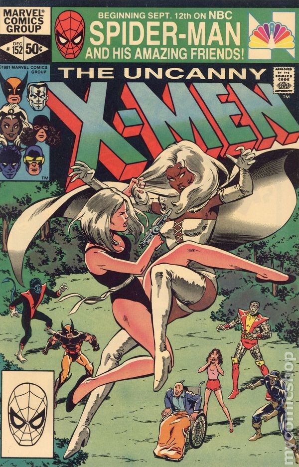 Uncanny X-Men #152D VG+ 4.5 1981 immagine stock basso grado