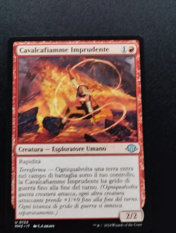 Magic the gathering mtg cavalcafiamme imprudente