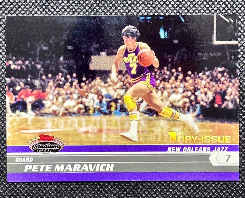 Pete Maravich Topps Stadium Club 1st Day Issue /1999