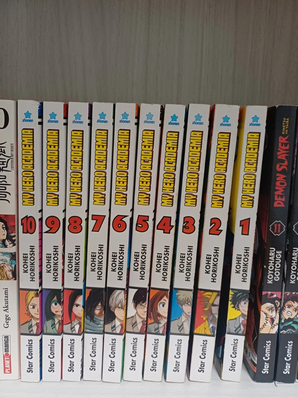 Manga My hero academia volumi 1-10