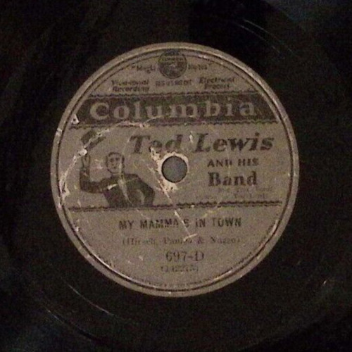 TED LEWIS THE NEW ST LOUIS BLUES/MY MAMMA'S IN TOWN PICTURE LABEL 78RPM 171-86