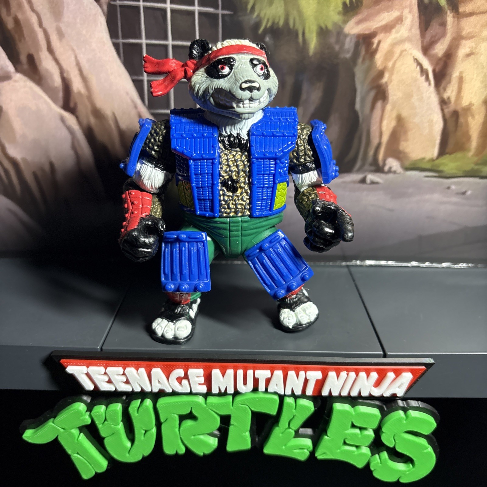 Figurina Panda Khan TMNT vintage 1990