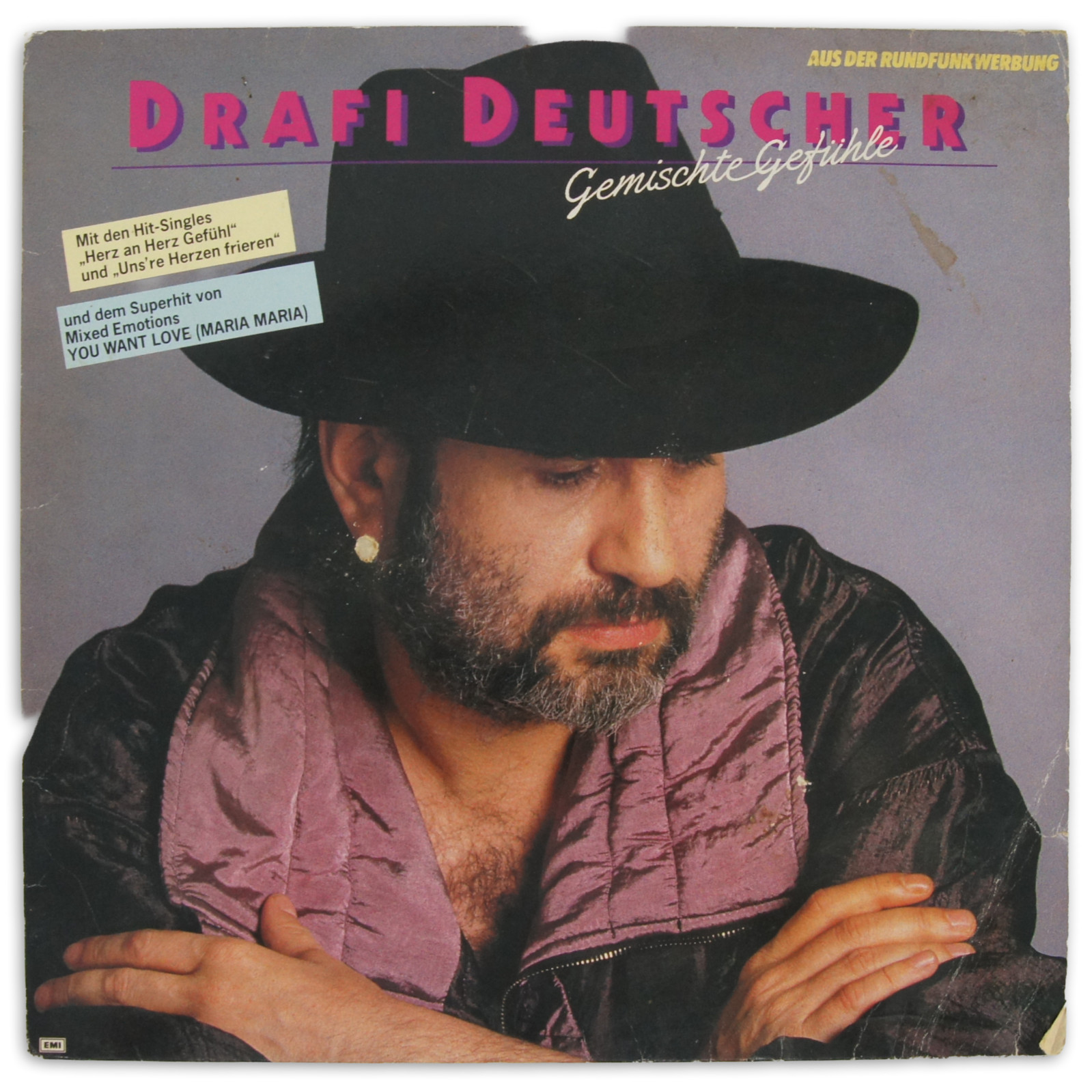 Drafi Deutscher - Gemischte Gefühle - Schallplatte LP Album Vinyl 1986 Electrola