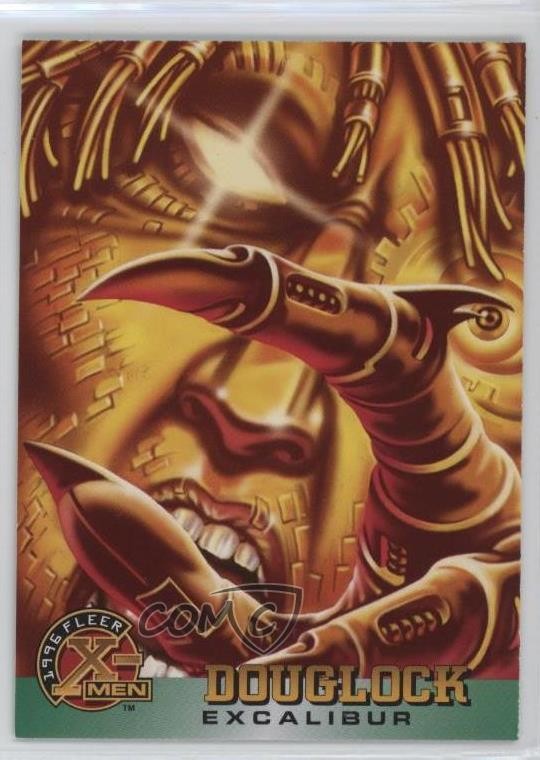 1996 Fleer Marvel X-Men Excalibur Douglock #26 1s3