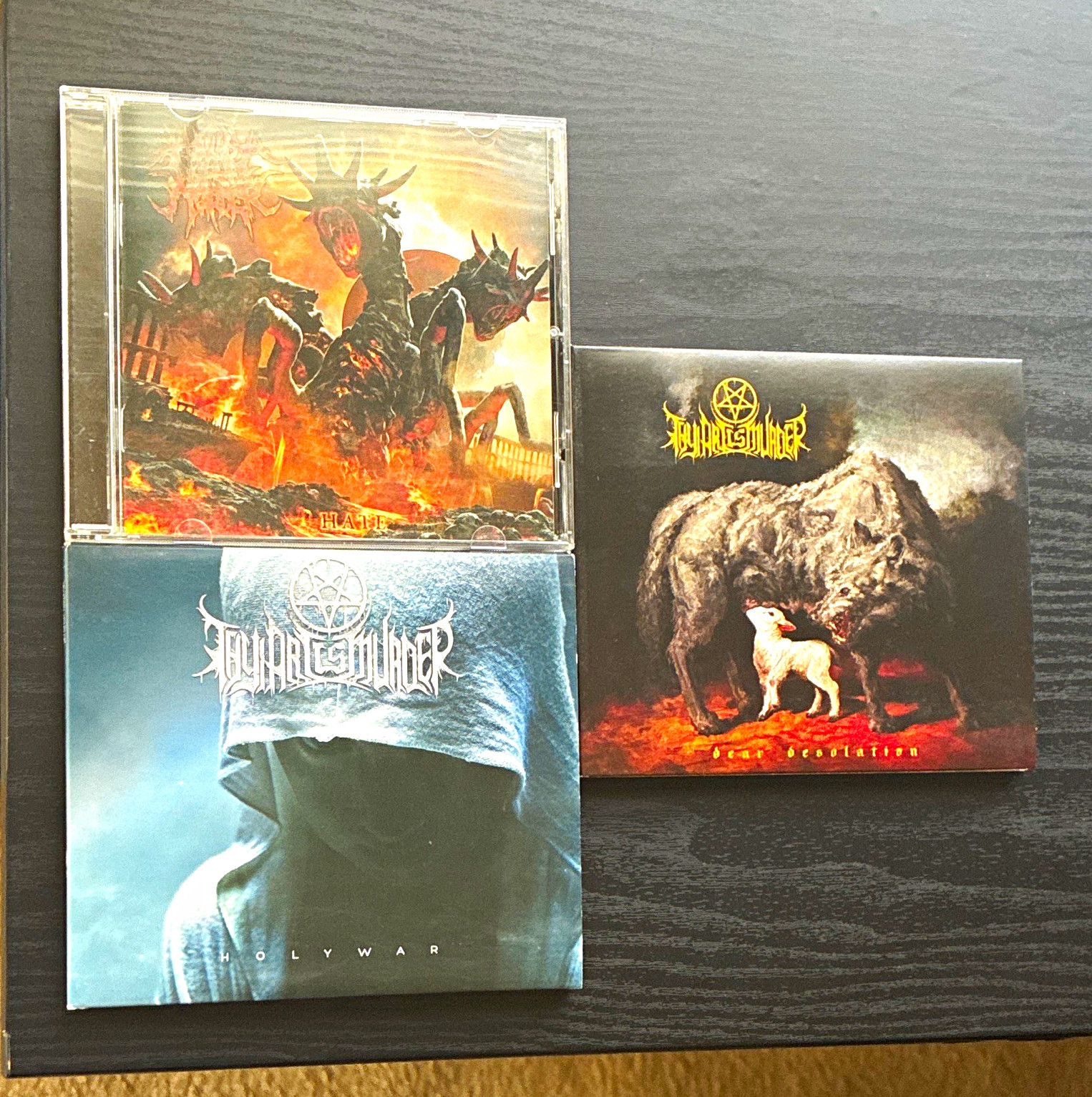 Thy Art Is Murder - 3 CD LOT Hate Holy War Dear Desolation
