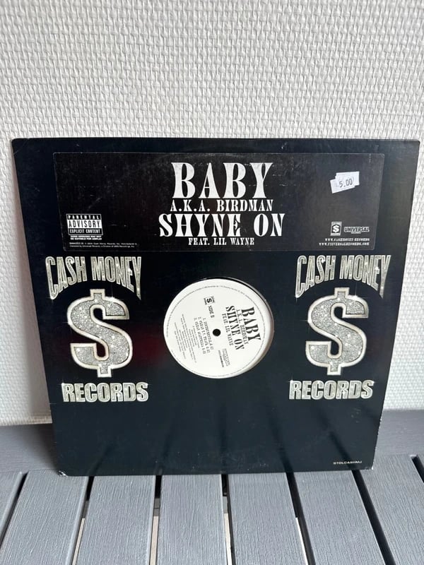 Vinyle Maxi 12 Baby a.k.a Birdman Shyne On feat Lil Wayne Cash Money