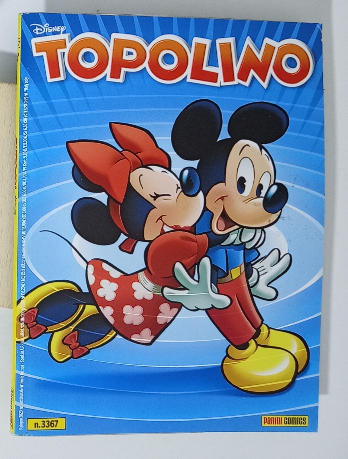 I157925 TOPOLINO Libretto n. 3367 - Panini 2020