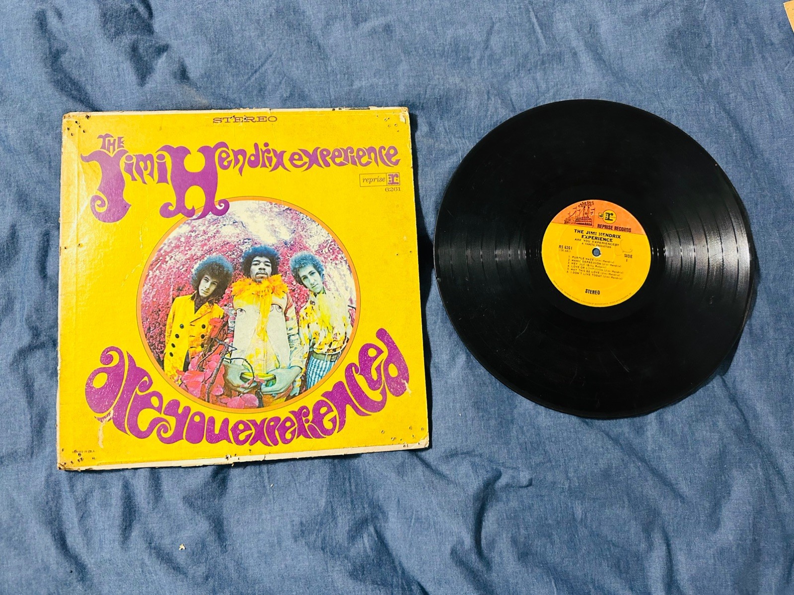 THE JIMI HENDRIX EXPERIENCE ARE YOU EXPERIENCED LP RECORD