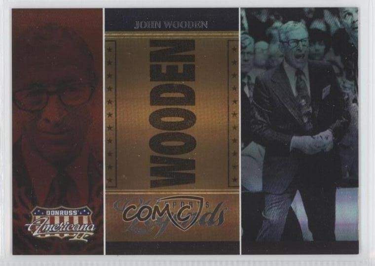 2008 Donruss Americana II Sports Legends 277/500 John Wooden #SL-14 HOF 0a7