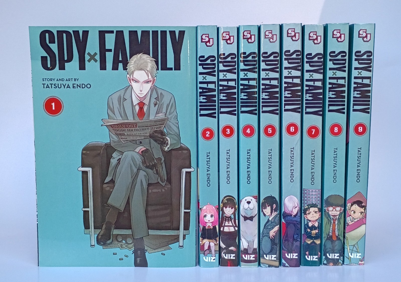 Spy x Family Manga Volumi 1-9 Edizione Inglese Viz Media