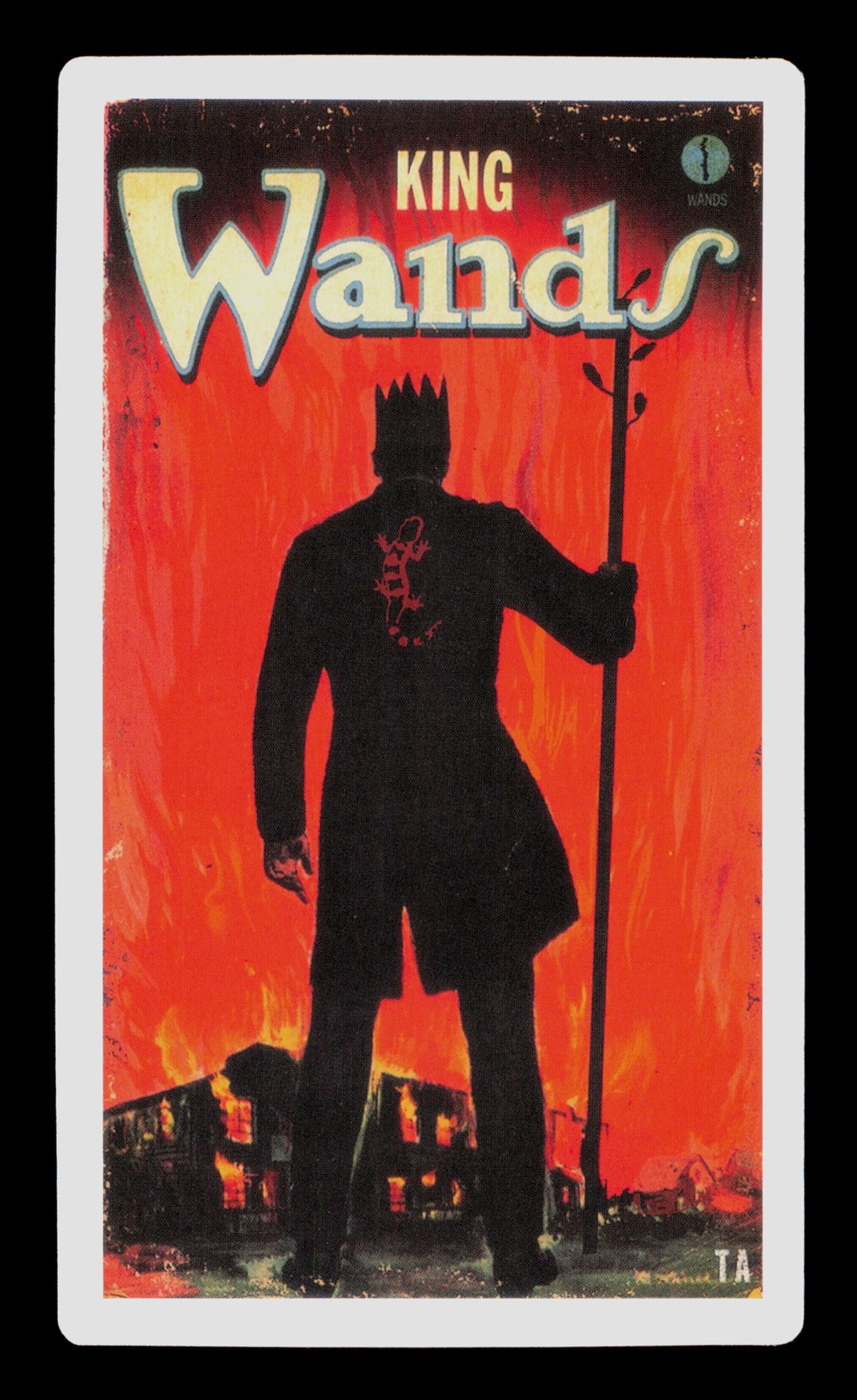 King Wands The Pulp Todd Alcott Tarocchi Card Singolo