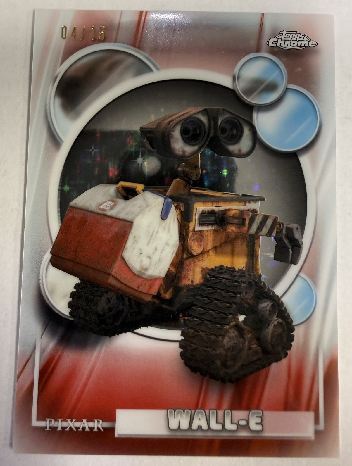 Wall-e /15 Wish Upon A Star Rifrattore 2026 Topps Chrome Disney