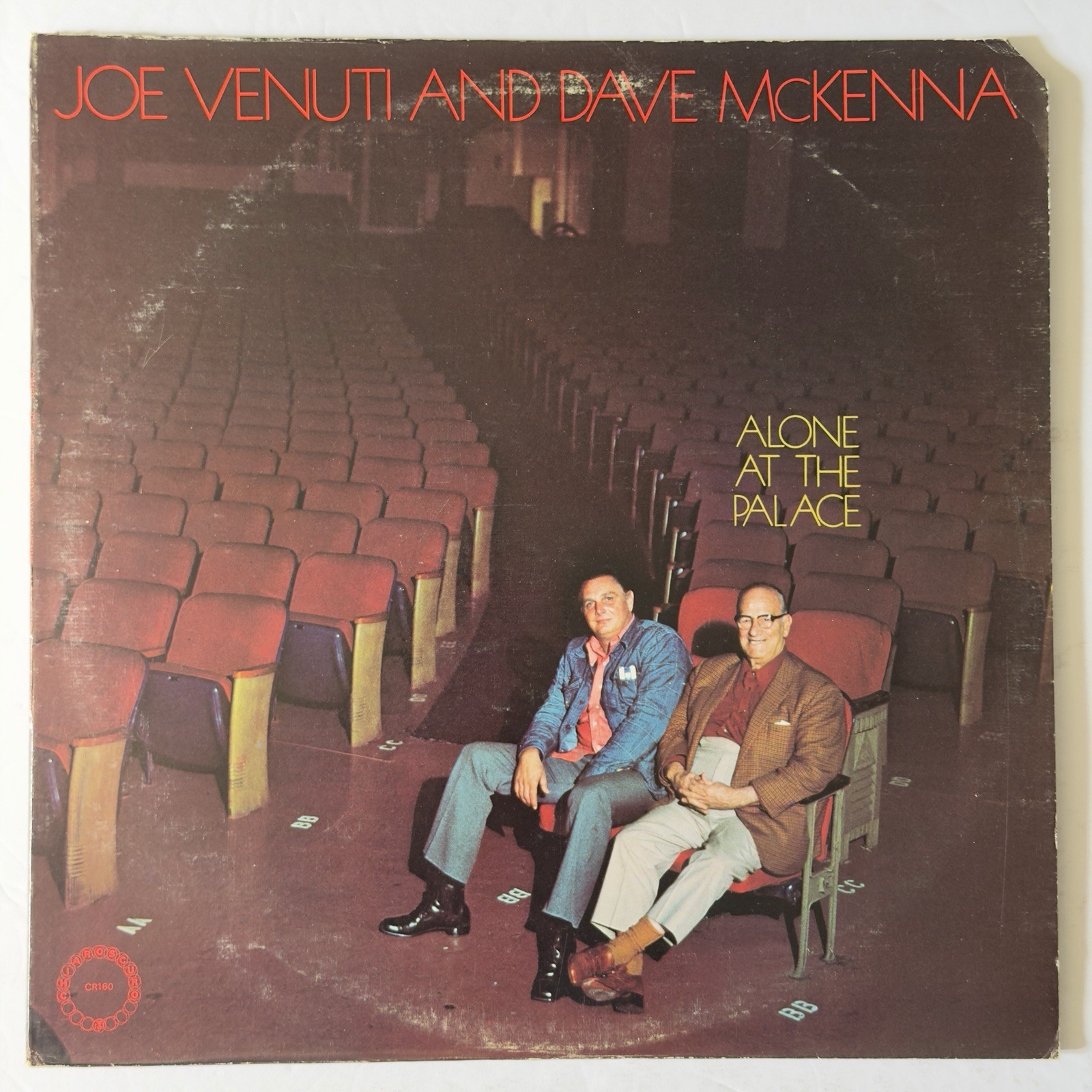 Joe Venuti And Dave McKenna~Alone At The Palace~1977 Chiaroscuro Records