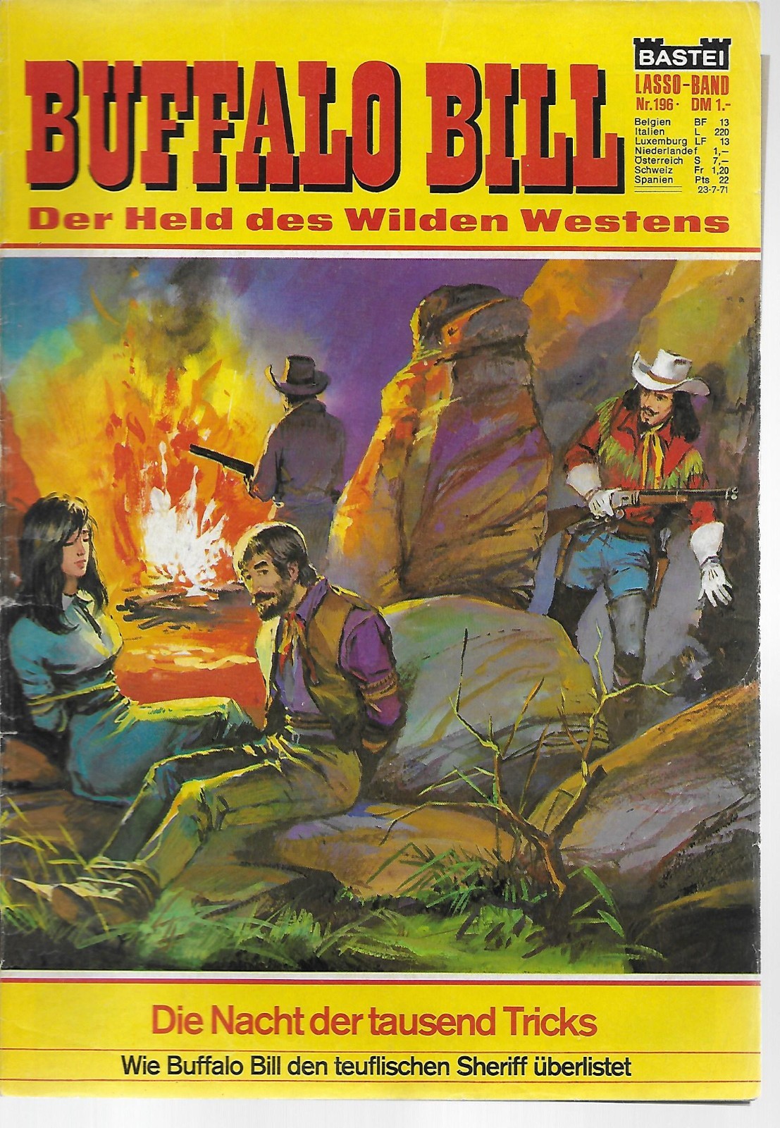 BUFFALO BILL (Volume Lasso) n.196 / Editore Bastei