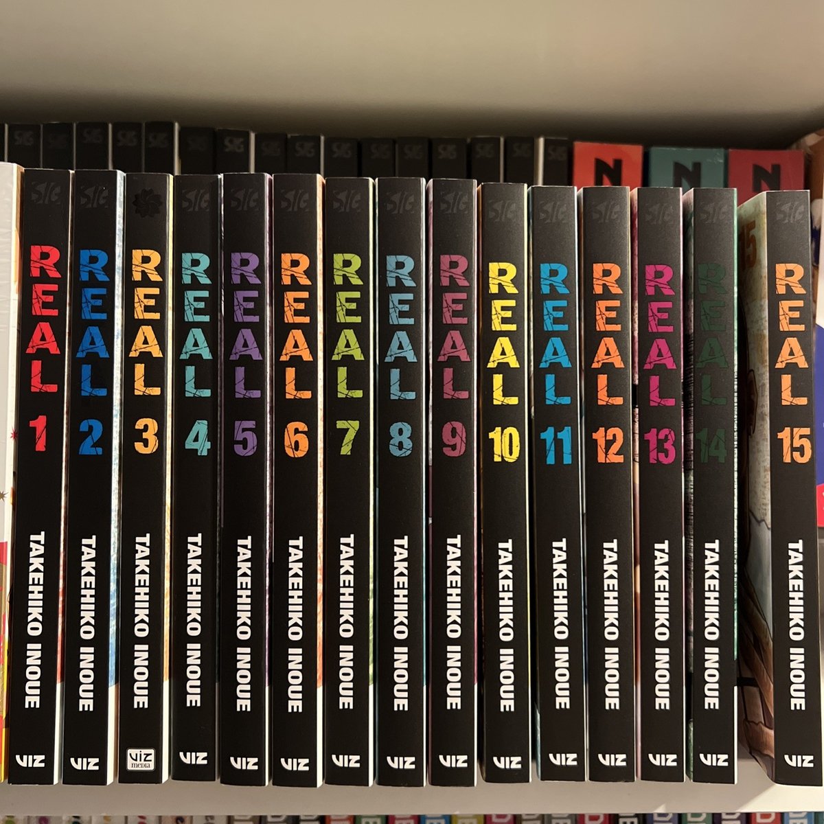 Real Manga Volumi 1-15 Inglese Nuovo US Autentico Viz Media Takehiko Inoue