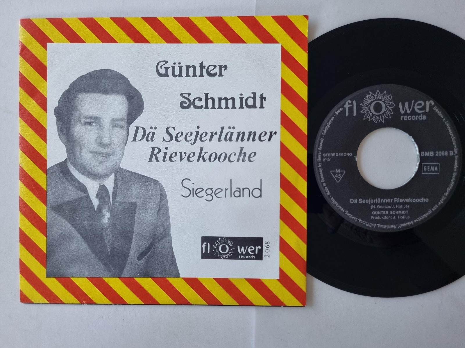 Günter Schmidt - Dä Seejerlänner Rievekooche 7'' Vinyl Germany
