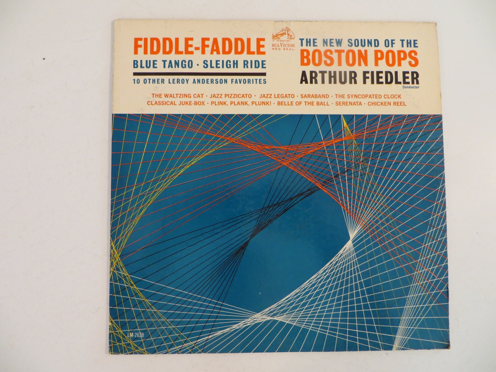 Boston Pops/Arthur Fiedler – Fiddle-Faddle • Blue Tango • Sleigh Ride - LP 1962 