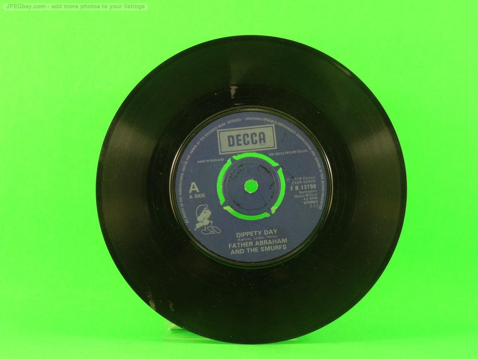 FATHER ABRAHAM & THE SMURFS DIPPETY DAY (1) (137) 7" DECCA