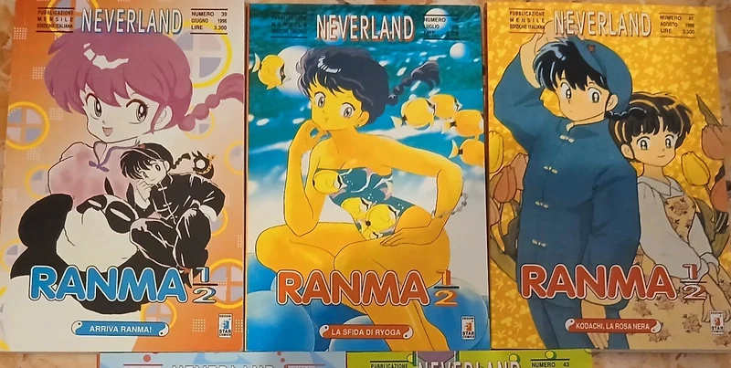 Lotto 3 Manga Ranma 1/2 - Edizione Storica Star Comics (1996) - Numeri 39, 40, 41