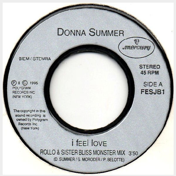 Donna Summer - I Feel Love (7") (Very Good Plus (VG+)) - 4025521095