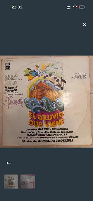 Vinilo en Diluvio que viene
