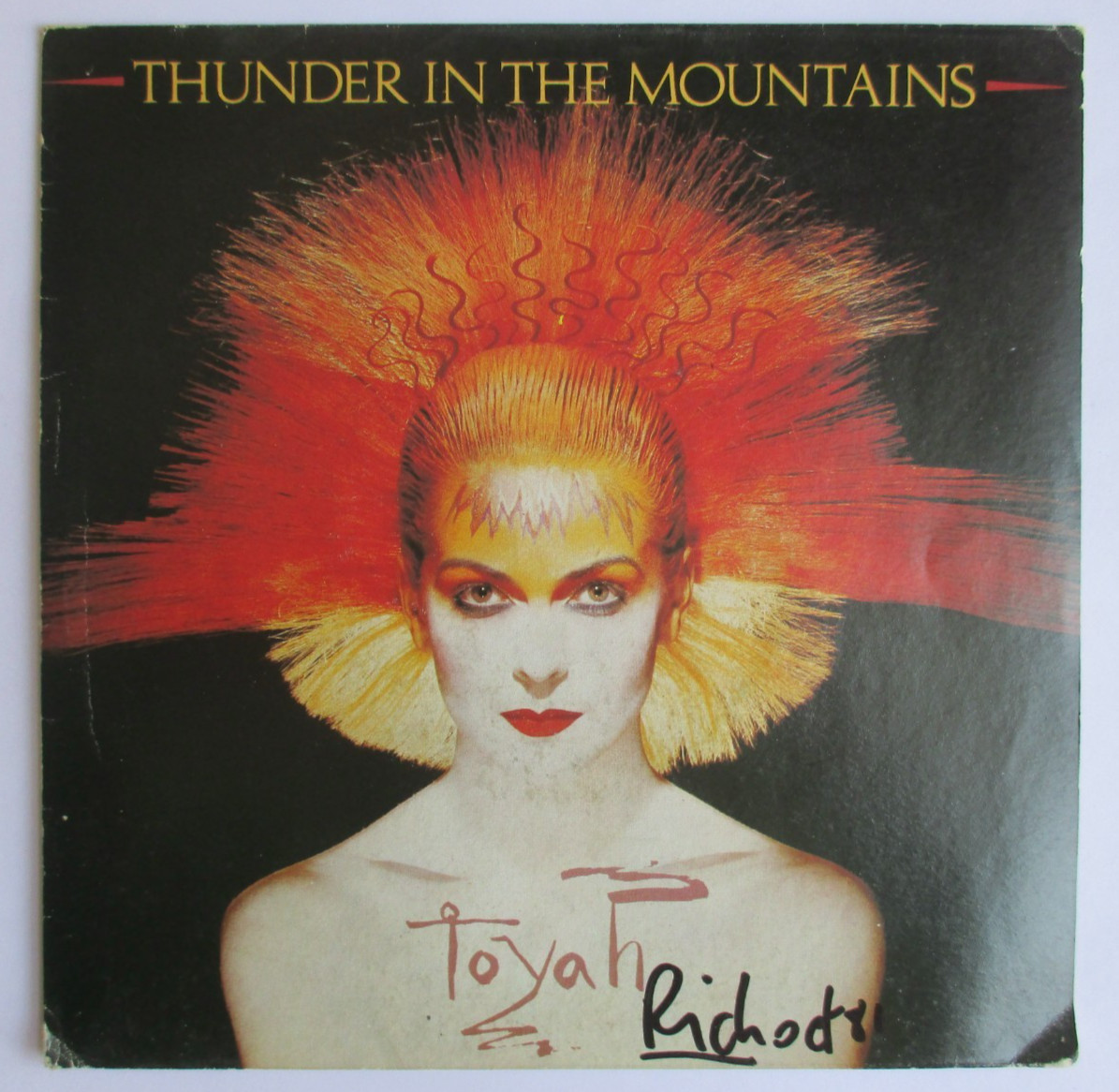 TOYAH - FRANCE SP (7")  "THUNDER IN THE MOUNTAINS"