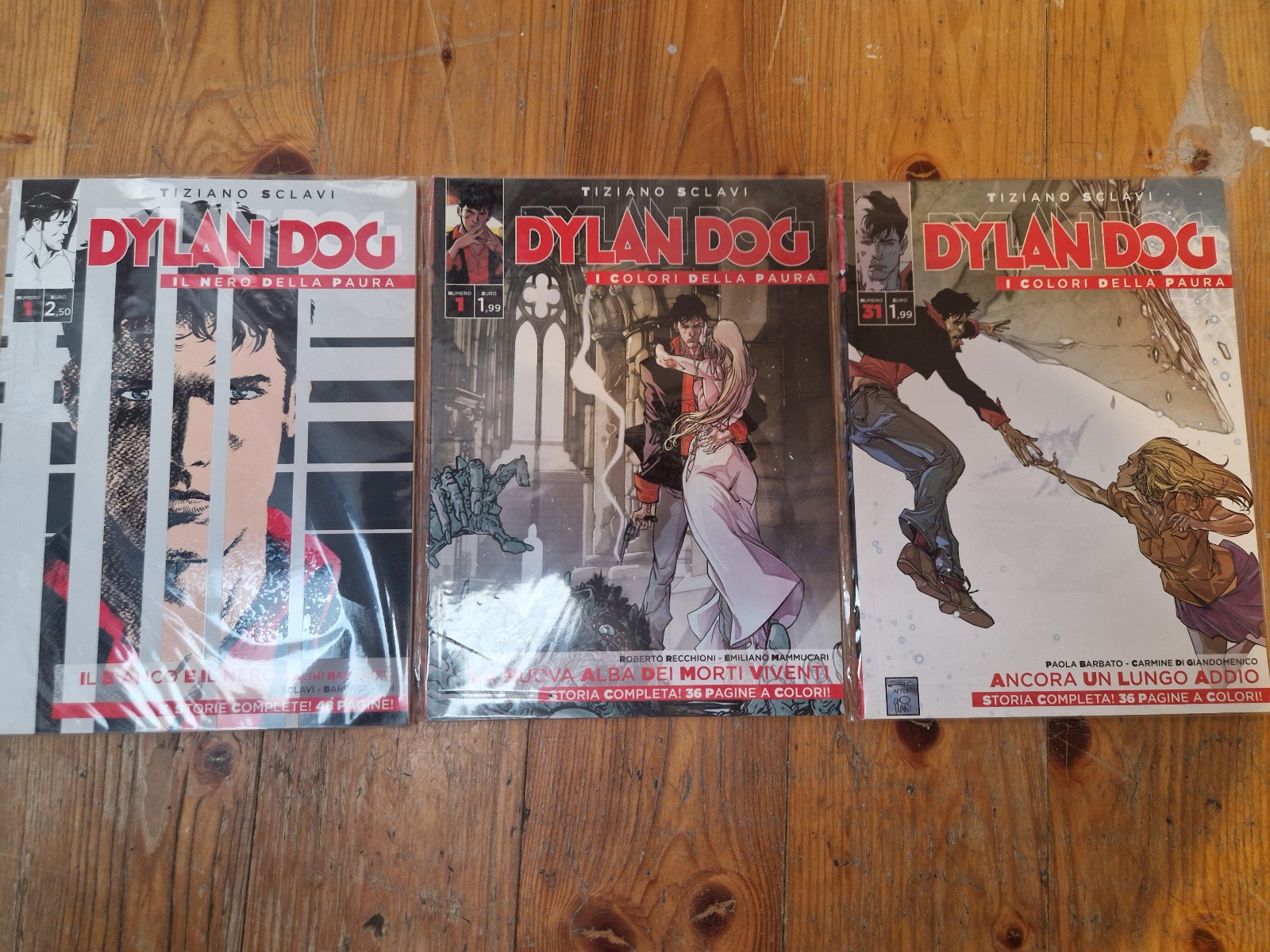 Dylan Dog I colori della paura e Il nero della paura 3 albi extra