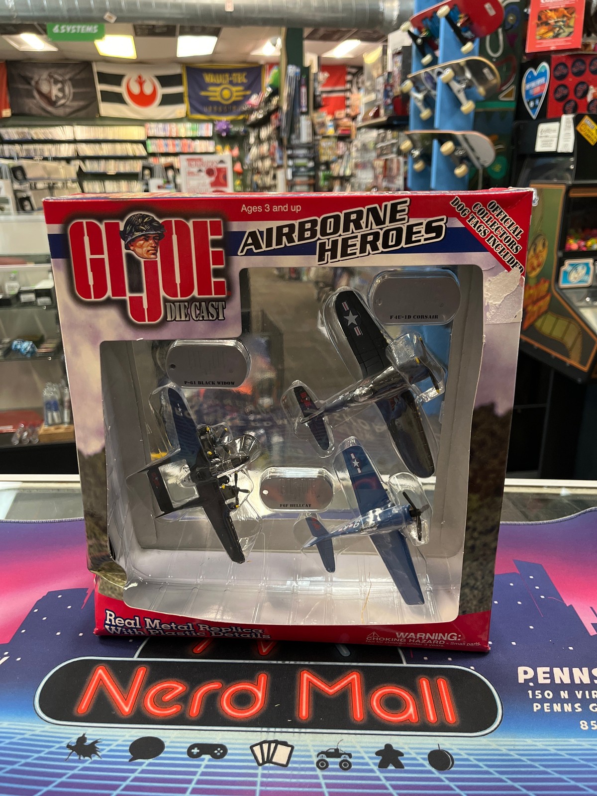 GI Joe: Aerei in miniatura eroi aviotrasportati pressofusi