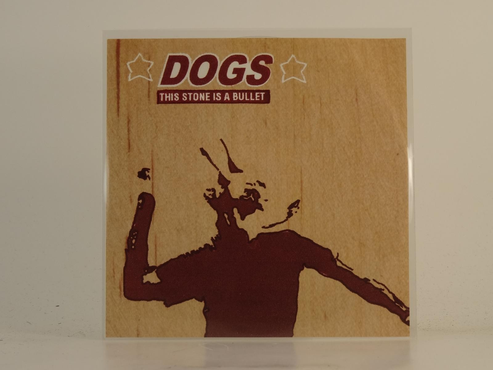 DOGS THIS STONE IS A BULLET (H1) 1 Track Promo CD Single including Picture Sleev
