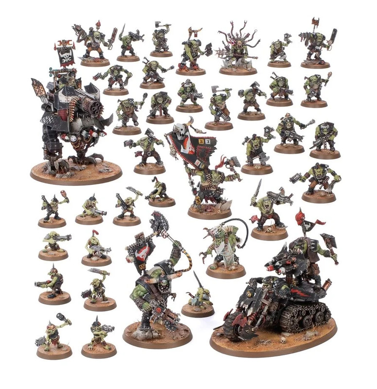 Warhammer 40,000 Armageddon – Partie ORKS complète – Neuf sur grappe