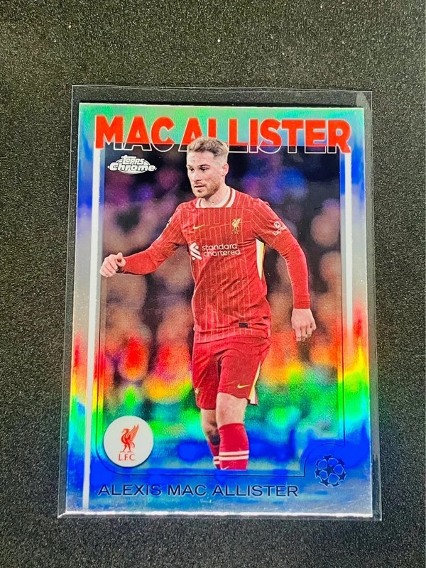 2024-25 Topps Chrome Uefa UCC - Alexis Mac Allister Liverpool Refractor