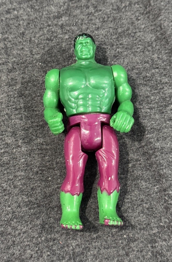 Incredible Hulk Marvel Mego Action Figure 1975 Vintage Fumetto Pocket Heroes 3,75"