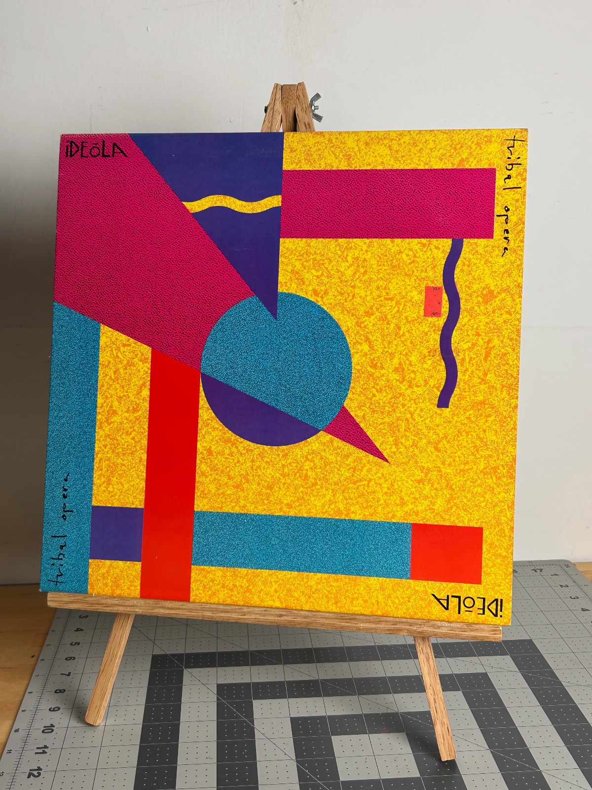 Ideõla -Tribal Opera LP SP-755 1987 What? Records Experimental Electronic EX VG+