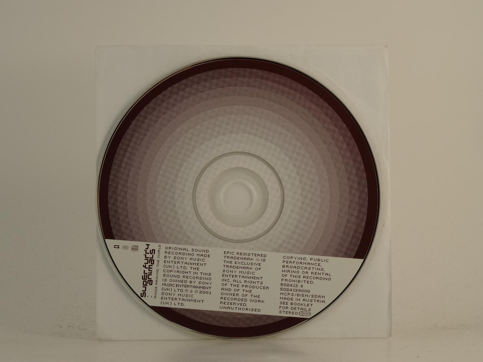 SUPER FURRY ANIMALS RINGS AROUND THE WORLD (H1) Promo CD Single  EPIC